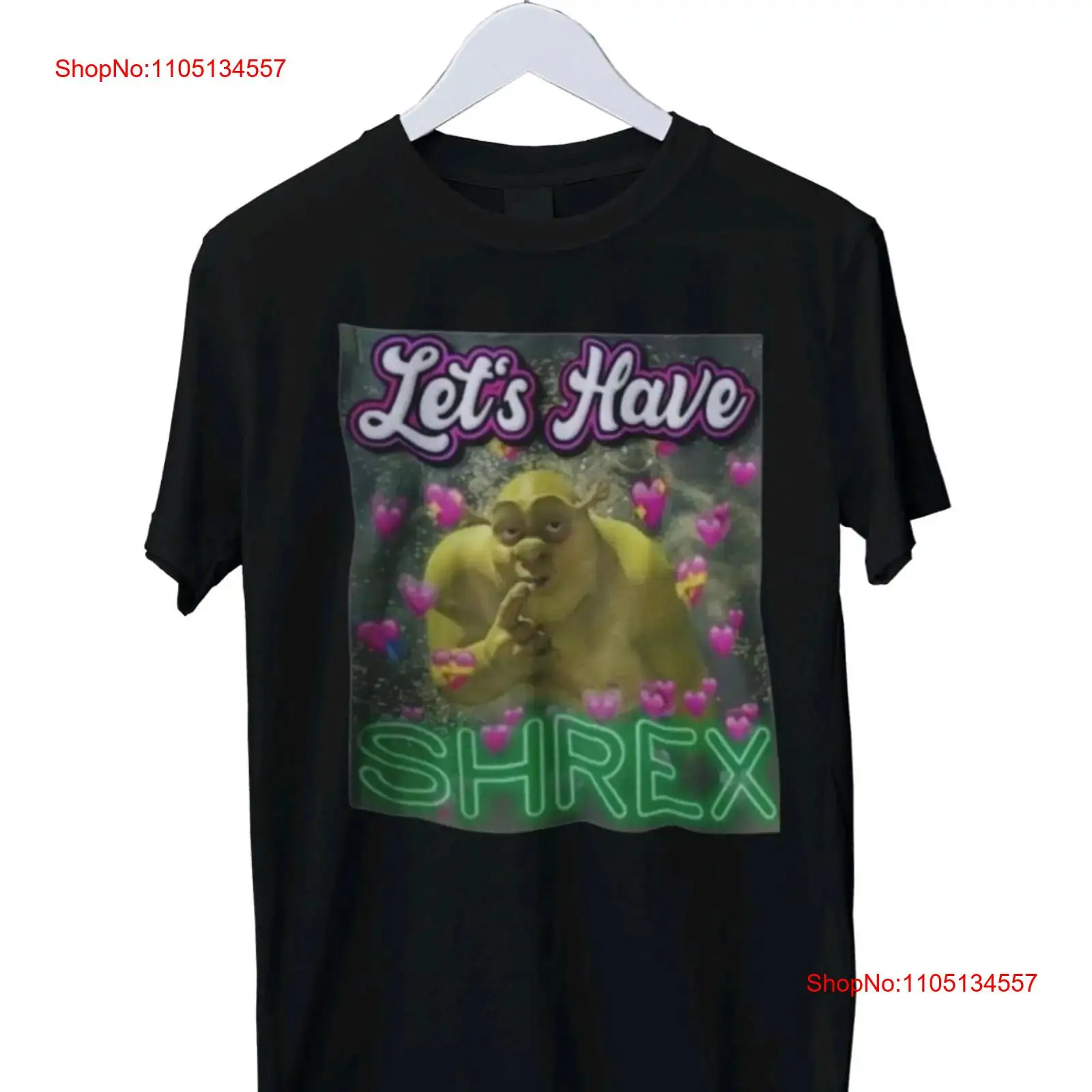 Vintage Fashion Knitwear - Lets Have Shrex Meme T-shirt drôle