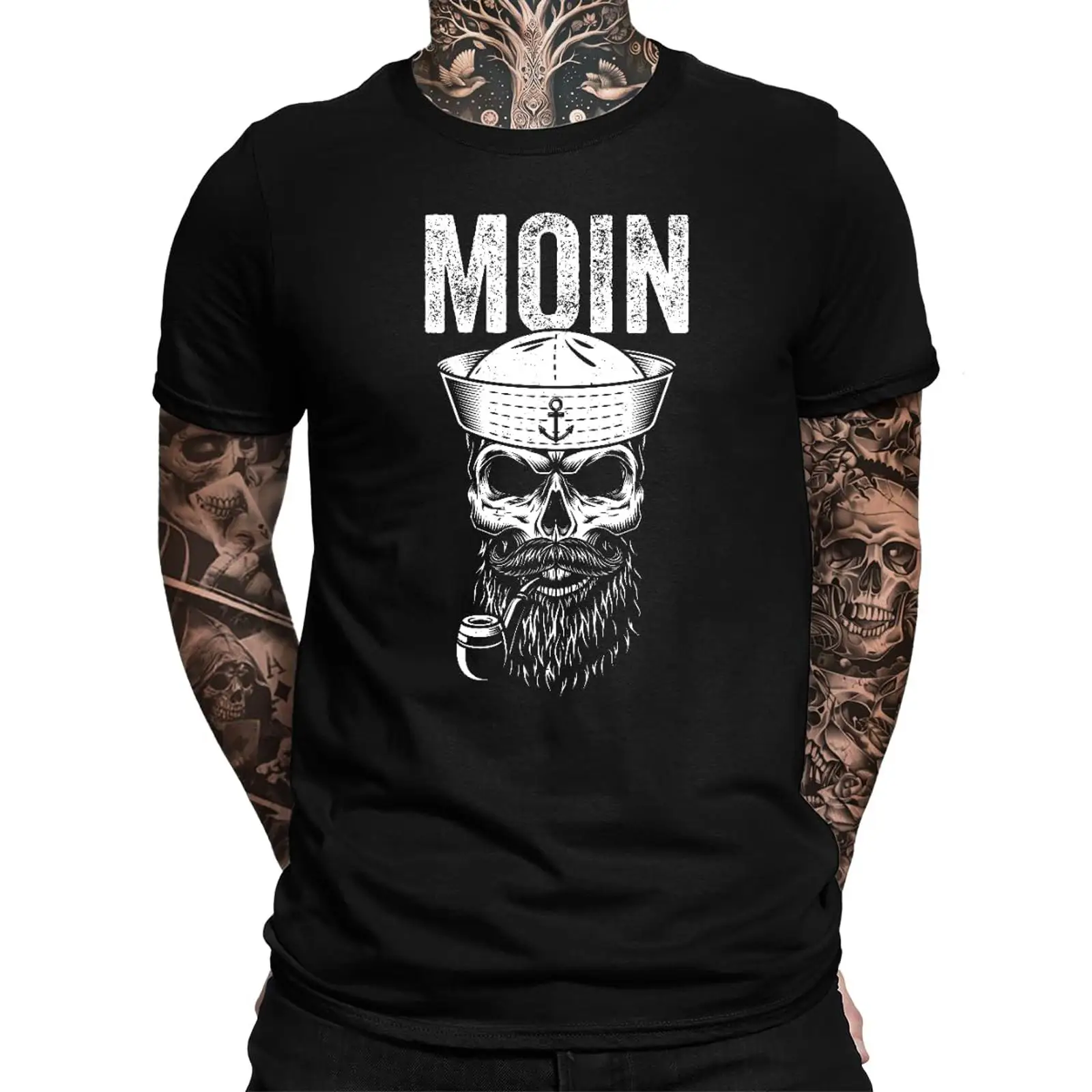 Vintage Fashion Hamburg - T-shirt vintage pour hommes Moin Seemann
