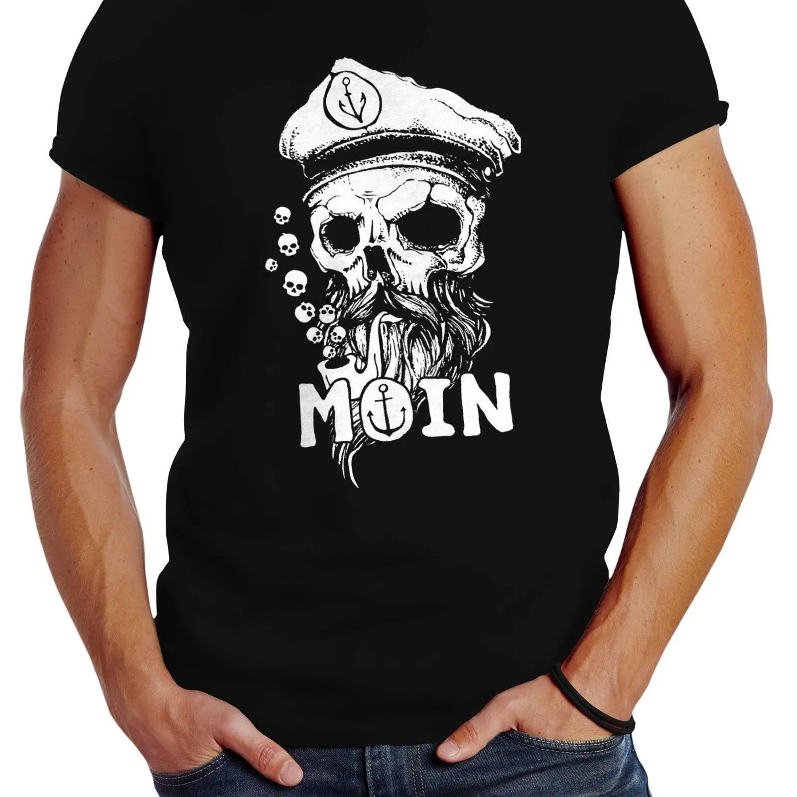 Vintage Fashion Hamburg - T-shirt imprimé Neverless pour homme, motif