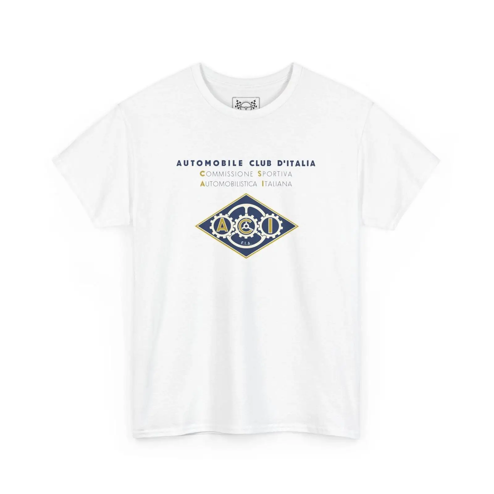 Vintage Fashion History - T-shirt vintage Club Auto Italien, histoire