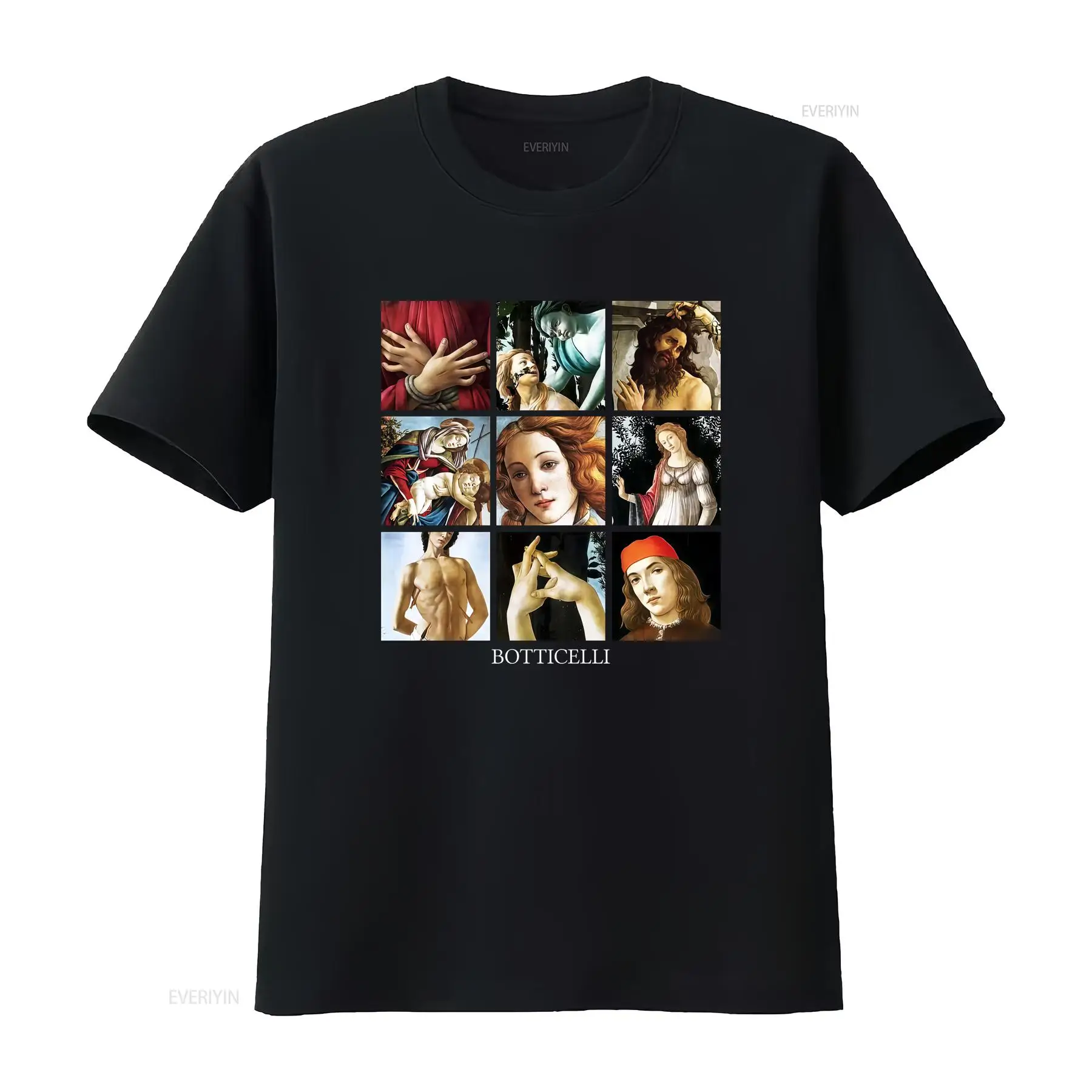 Vintage Fashion History - T-shirt Botticelli Details, Histoire de l'Art,