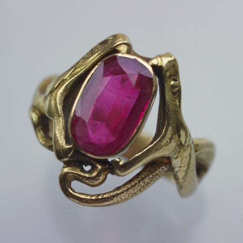 Vintage Fashion Events - Bague vintage en cuivre pour femme,