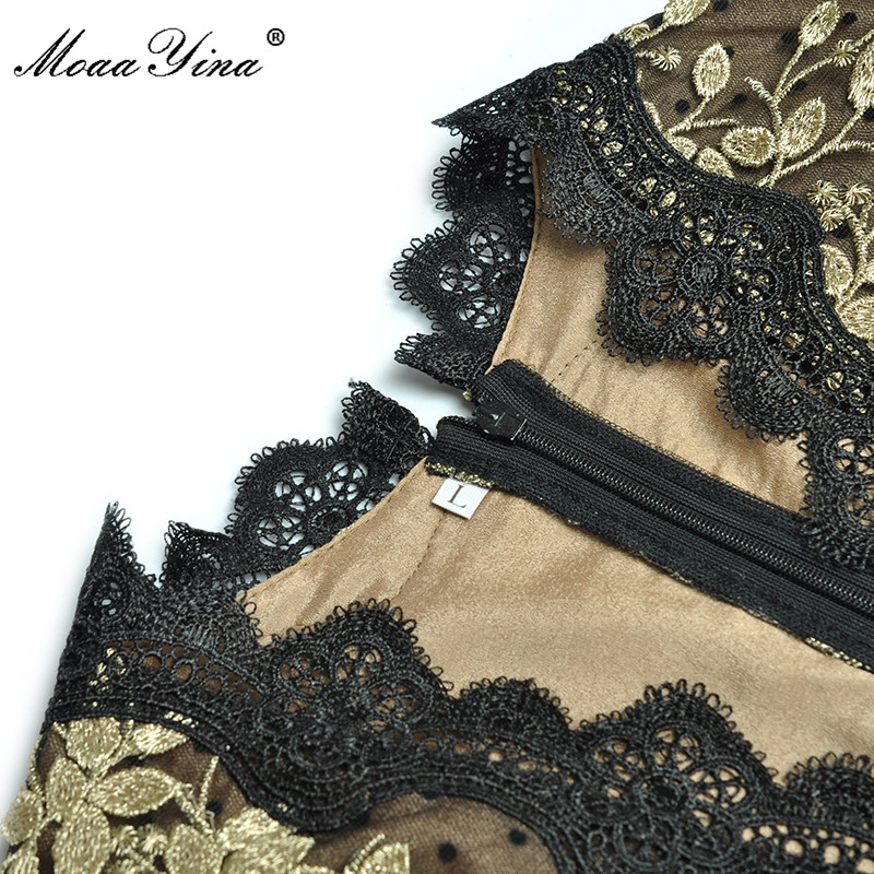 Vintage Fashion Runway - MoaaYina – robe longue en maille