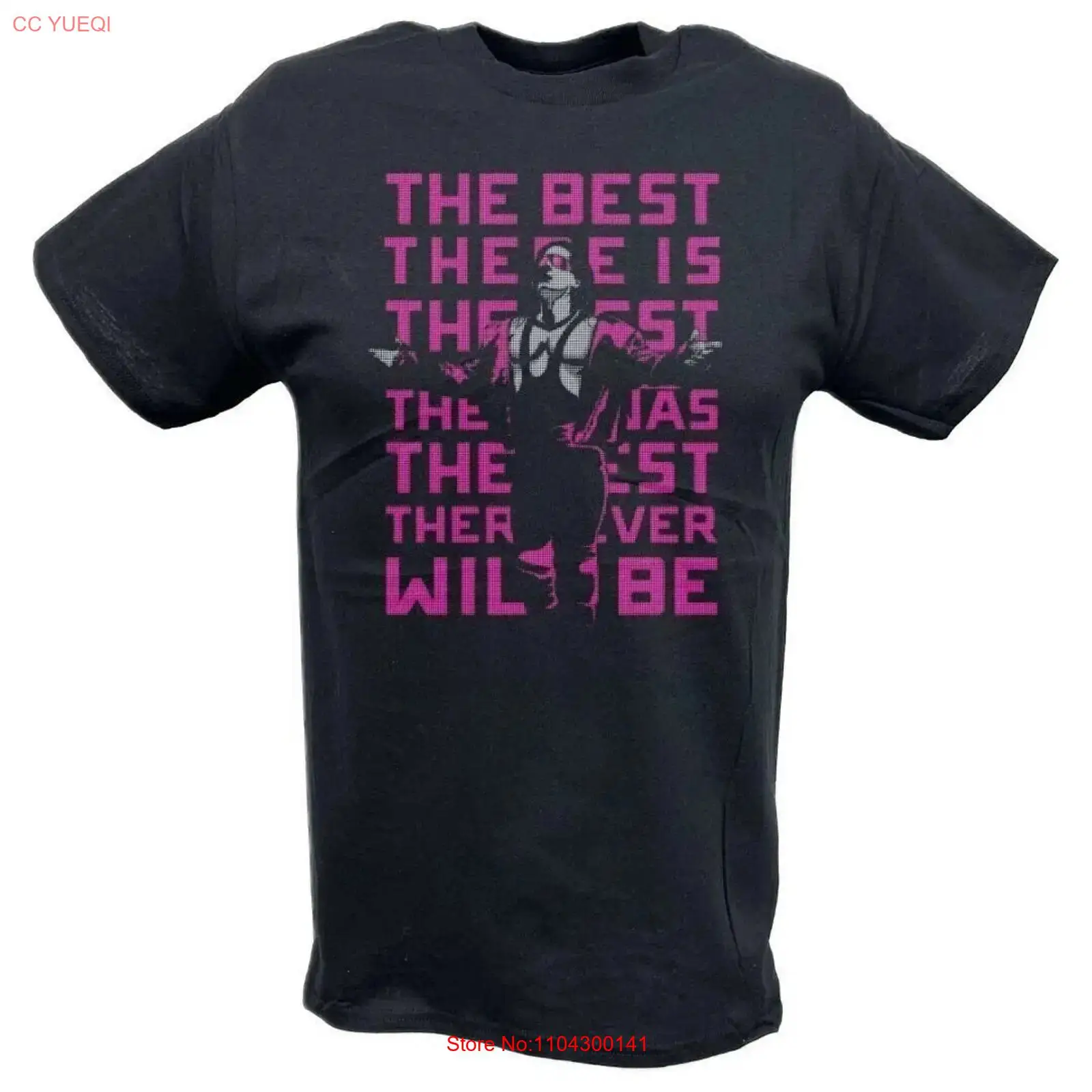 Vintage Fashion Logos - T-shirt noir vintage Bret Hart The