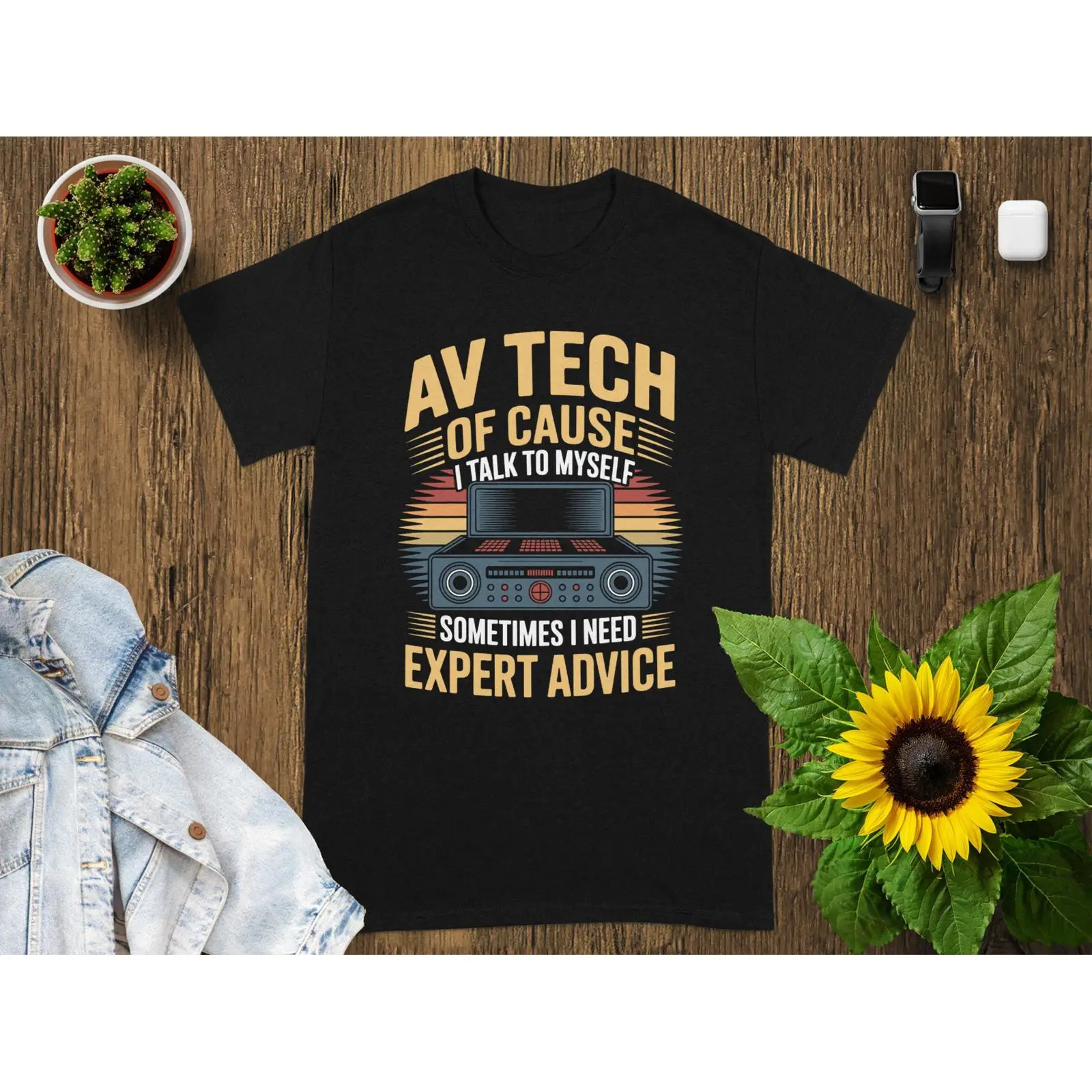 Vintage Fashion Events - T-shirt AV Tech pour technicien audiovisuel,