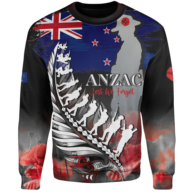 Vintage Fashion Nz - Sweats à capuche College 3D New