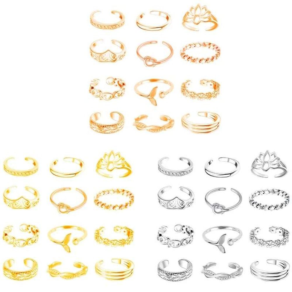 Vintage Fashion Rings For Women - Bague de pied en alliage style