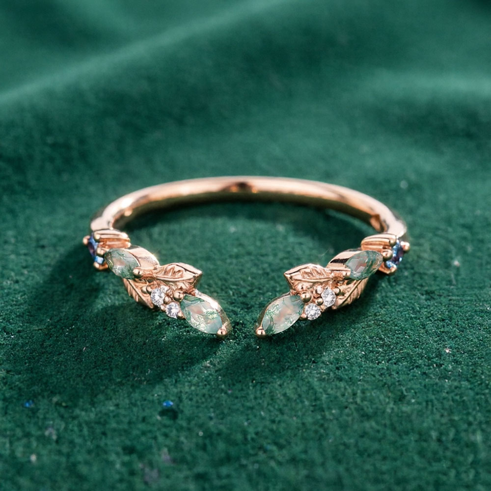 Vintage Fashion Rings For Women - CxsJeremy Bague en or rose massif