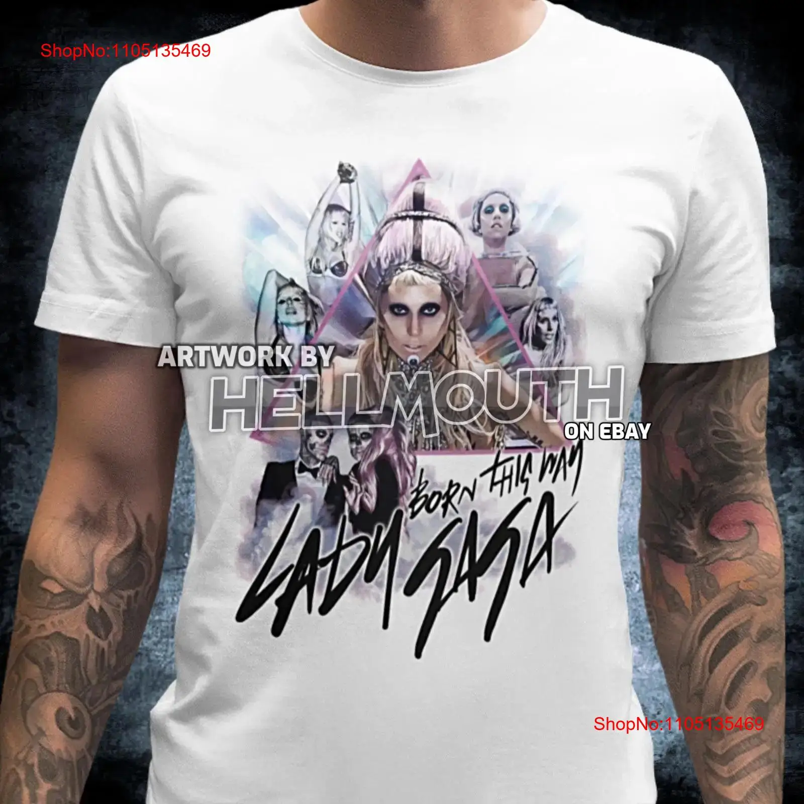 Vintage Fashion Videos - Lady Gaga Born This Way t-shirt