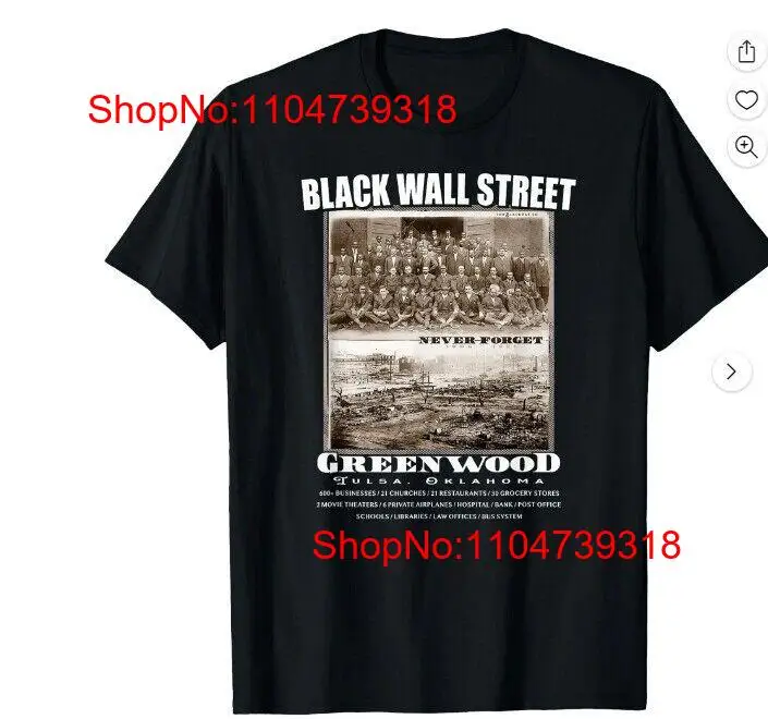 Vintage Fashion History - Noir Wall Street Vintage histoire t-shirt