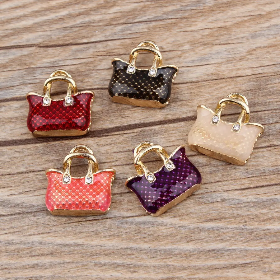 Vintage Fashion Ornaments - Breloques en Métal Émail Vintage pour