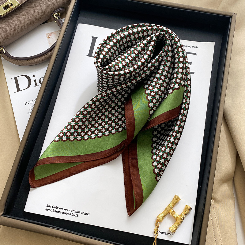 Vintage Fashion Rings For Women - Foulard en satin de soie vintage