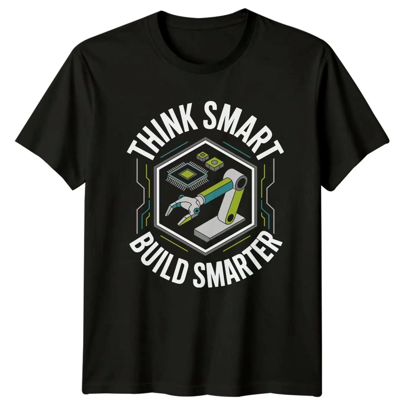 Think Smart Build Smarter T-sh - Vintage Fashion Build avis et prix