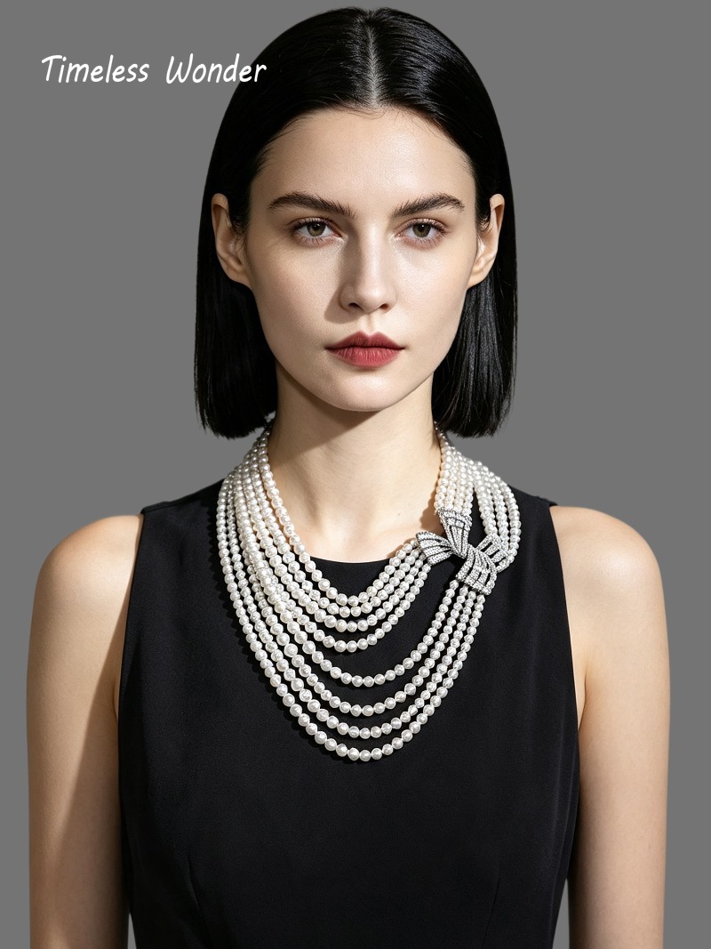Collier Fantaisie Géométrique  - Vintage Fashion Runway avis et prix