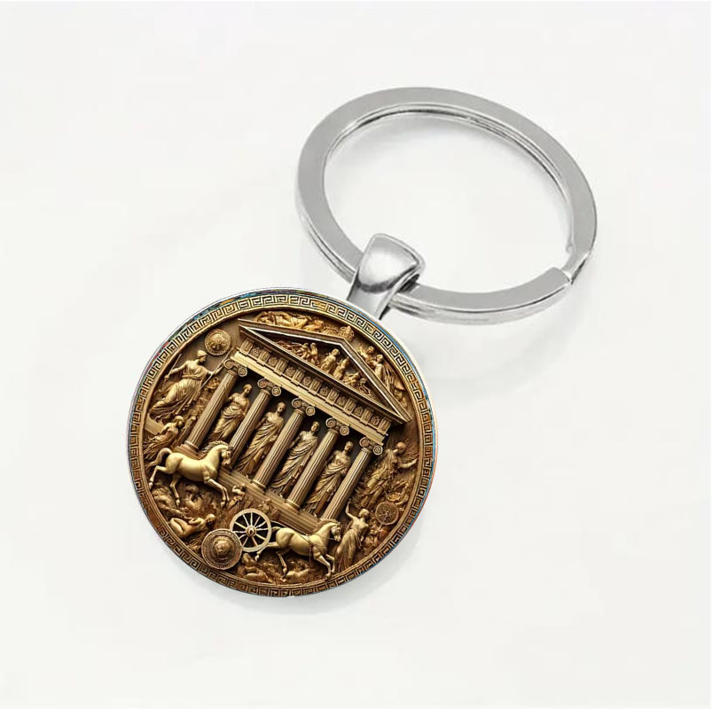 Porte-clés circulaire sur le t - Vintage Fashion History avis et prix