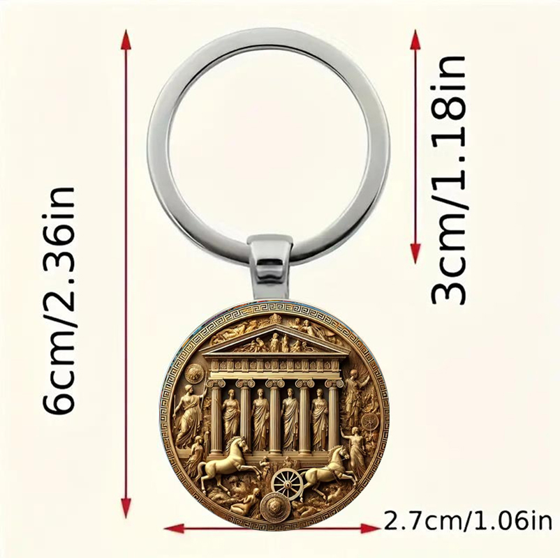 Porte-clés circulaire sur le t - Vintage Fashion History avis et prix