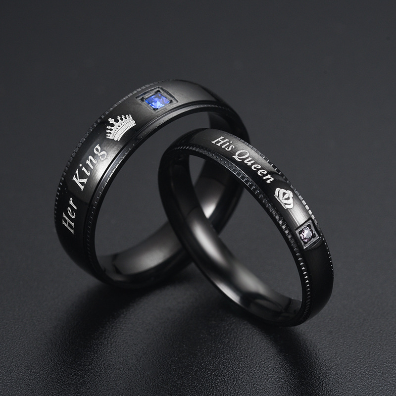 Bague simple en acier titane p - Vintage Fashion Rings For Women avis et prix