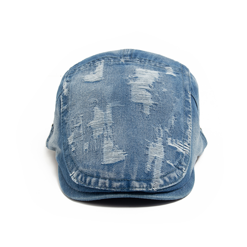 Béret en jean déchiré pour hom - Vintage Fashion Nz avis et prix