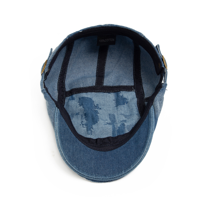 Béret en jean déchiré pour hom - Vintage Fashion Nz avis et prix