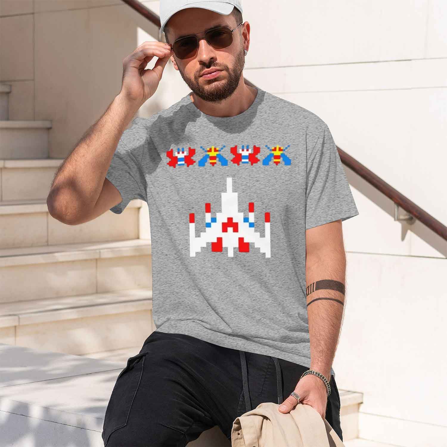 T-shirt vintage Galaga Invader - Vintage Fashion Videos avis et prix