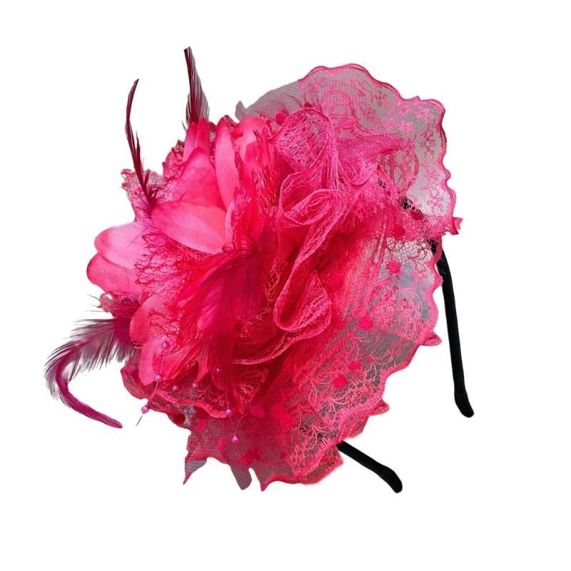 A52E Hoop cheveux fleurs en de - Vintage Fashion Events avis et prix