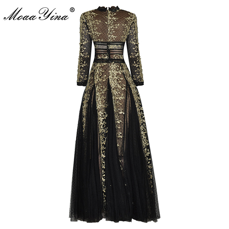 MoaaYina – robe longue en mail - Vintage Fashion Runway avis et prix