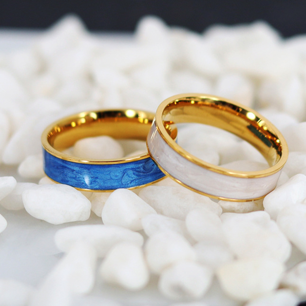 Bague Vintage colorée en émail - Vintage Fashion Rings For Women avis et prix