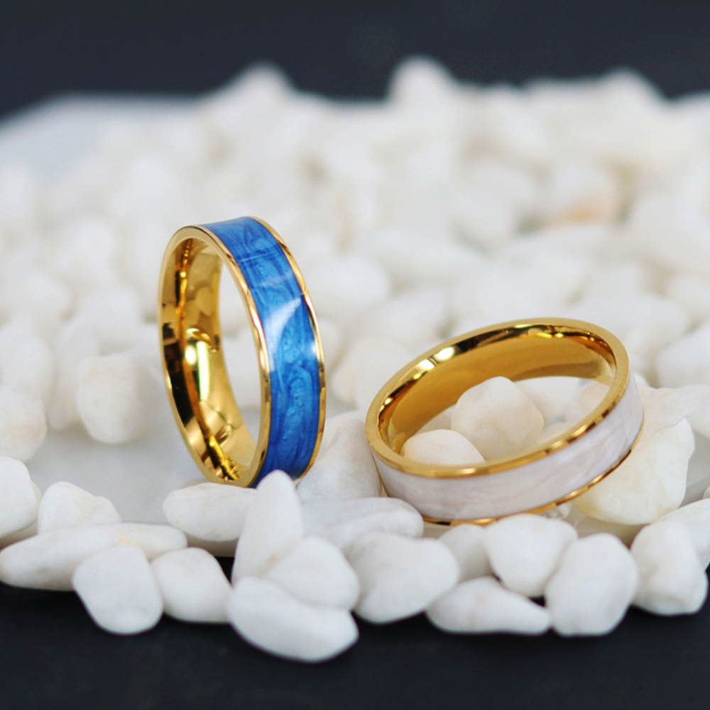 Bague Vintage colorée en émail - Vintage Fashion Rings For Women avis et prix