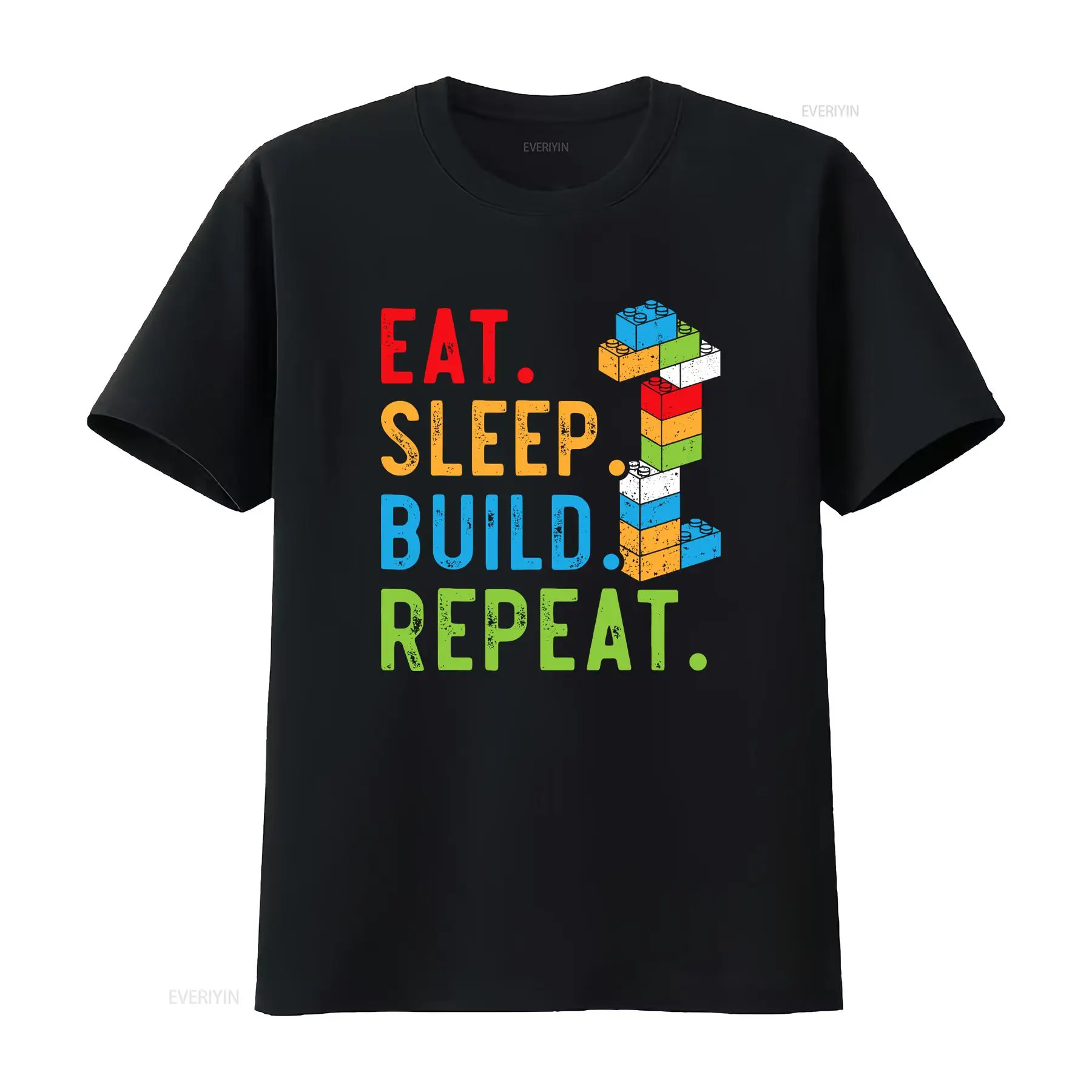 Eat Sleep Build Repeat Master  - Vintage Fashion Build avis et prix