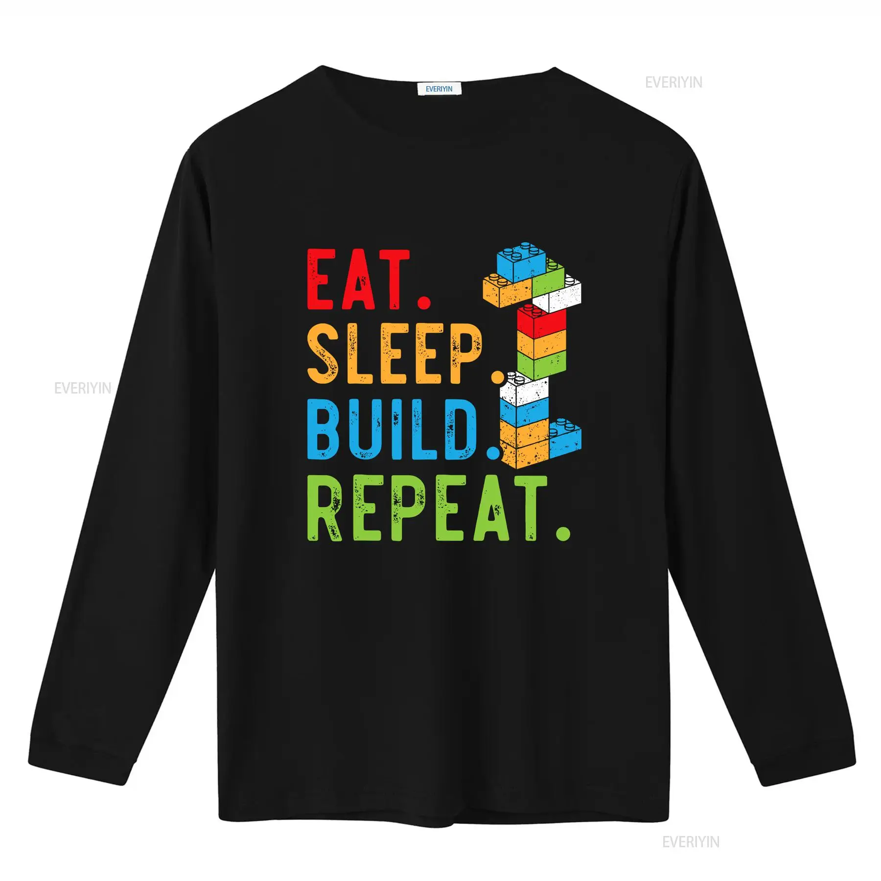 Eat Sleep Build Repeat Master  - Vintage Fashion Build avis et prix