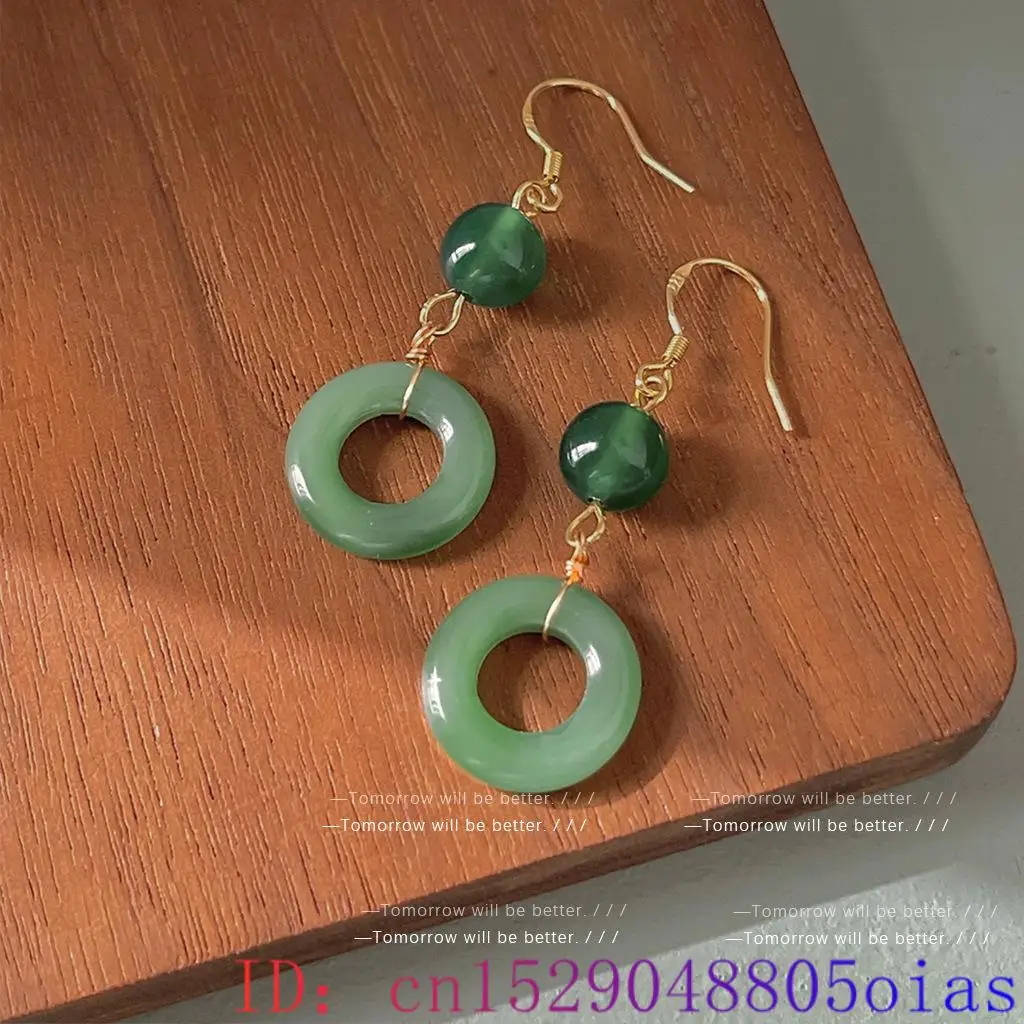Boucles d'oreilles en Jade vér - Vintage Fashion Rings For Women avis et prix