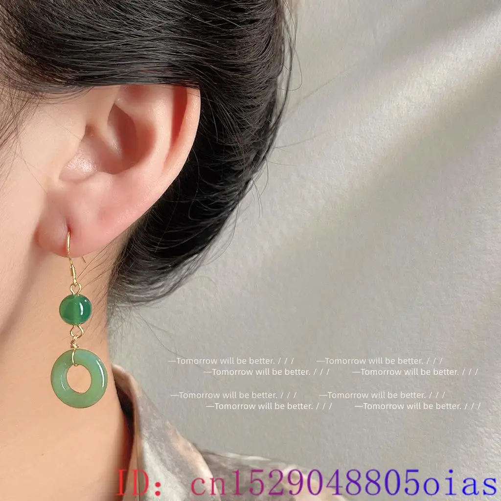 Boucles d'oreilles en Jade vér - Vintage Fashion Rings For Women avis et prix