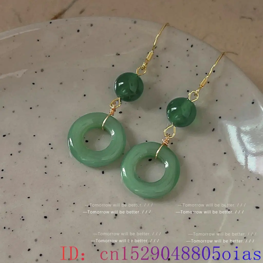Boucles d'oreilles en Jade vér - Vintage Fashion Rings For Women avis et prix