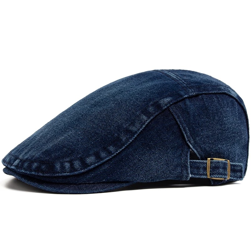 Béret réglable en jean et coto - Vintage Fashion Nz avis et prix