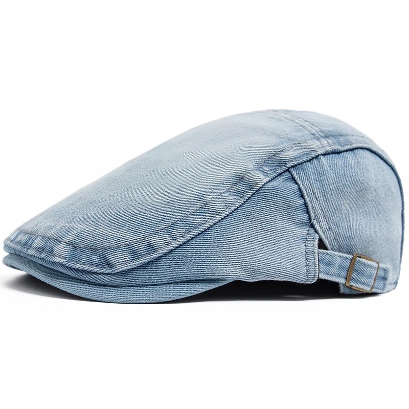 Béret réglable en jean et coto - Vintage Fashion Nz avis et prix