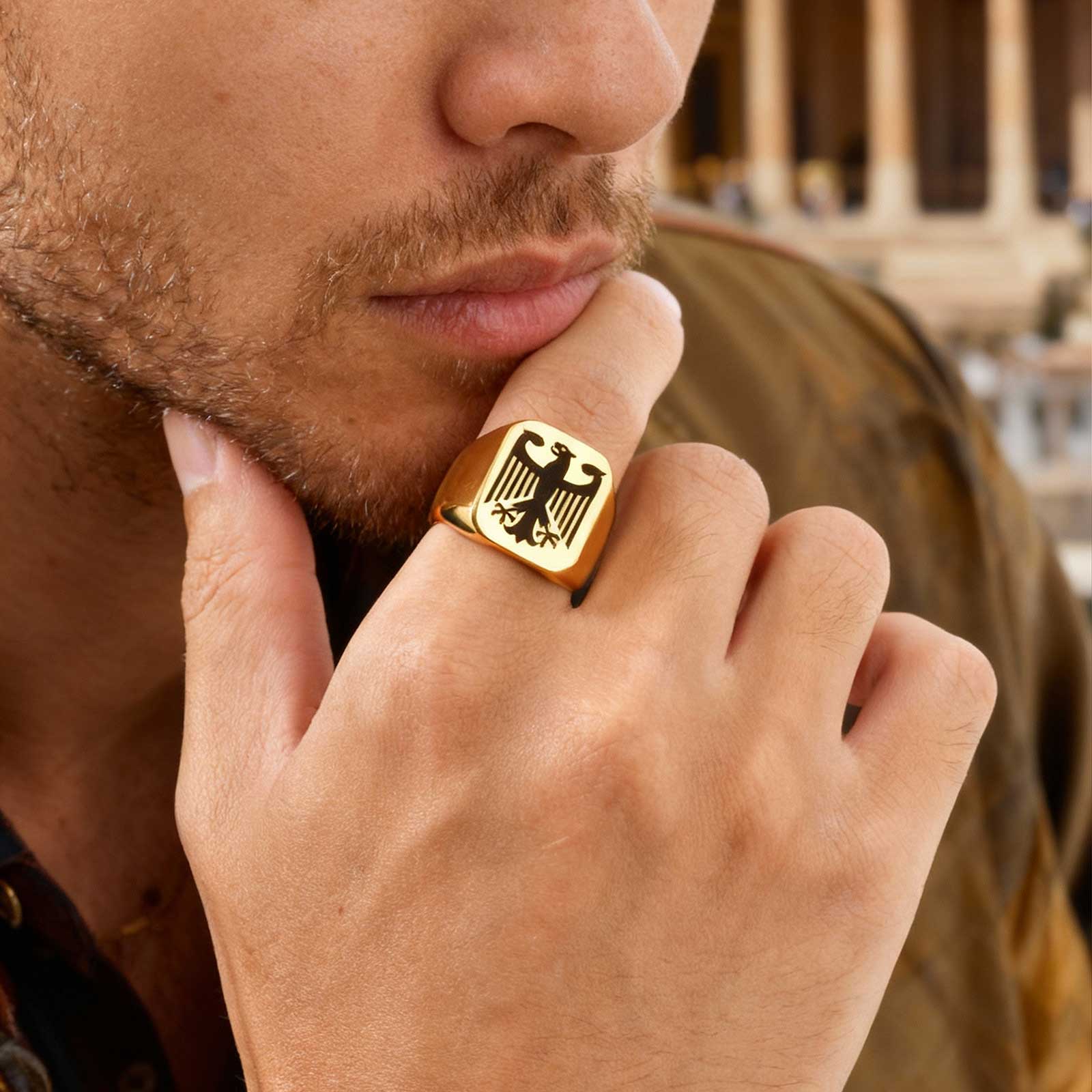Bague personnalisée Aigle Vola - Vintage Fashion Rings For Women avis et prix