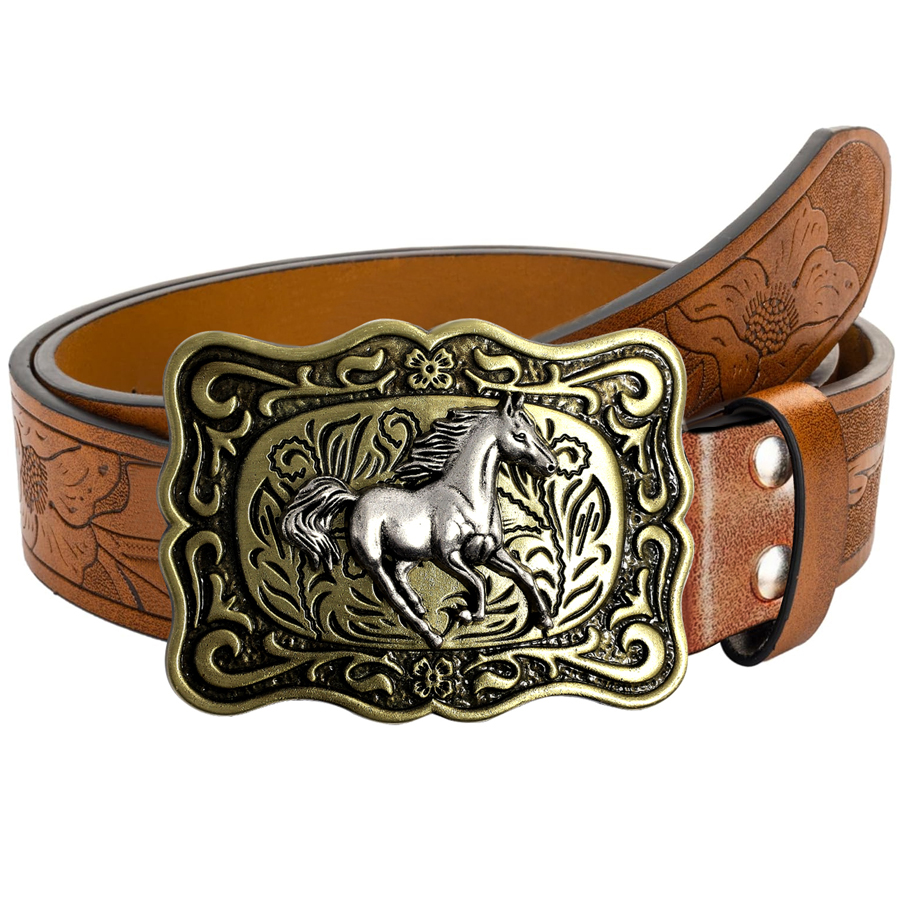 Ceinture en cuir de qualité po - Vintage Fashion Nz avis et prix