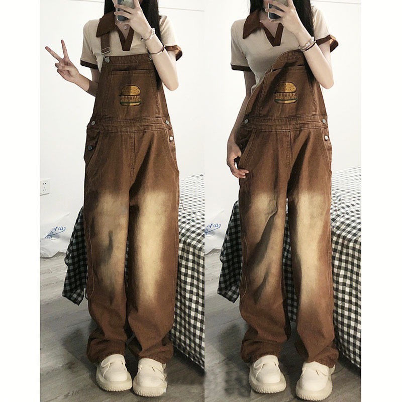 Pantalon à bretelles en Denim  - Vintage Fashion Hamburg avis et prix
