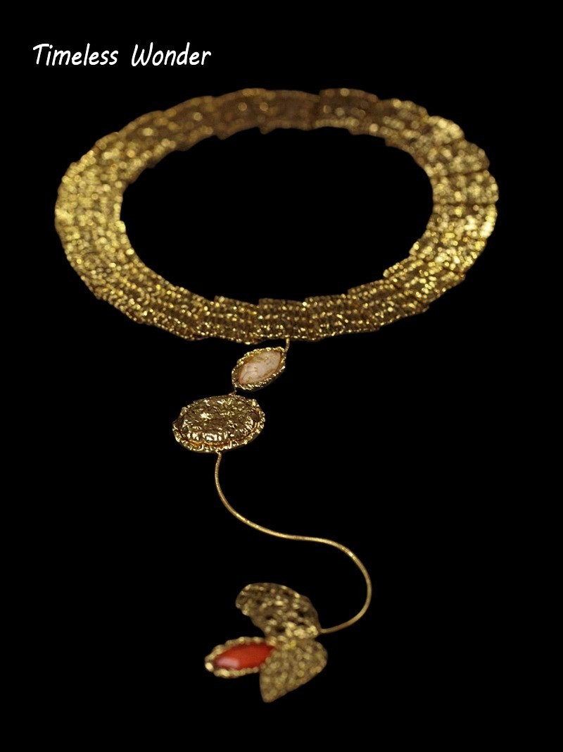 Timeless Wonder Fancy Geo Glas - Vintage Fashion Runway avis et prix