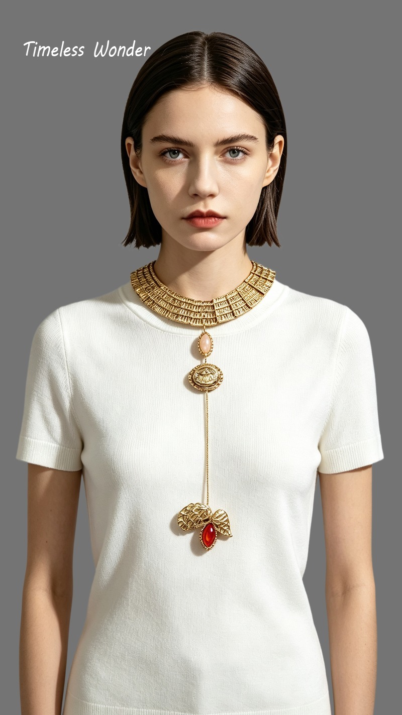 Timeless Wonder Fancy Geo Glas - Vintage Fashion Runway avis et prix